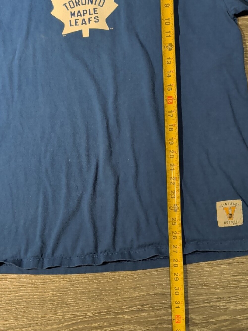 Toronto Maple Leafs Blue Ringer Tee - Picture 7 of 7